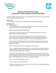 Microsoft Word - Anhydrous Ammonia Bulk Storage  Guidelines for Industrial Railways.docx