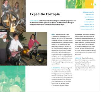 Ontwerpbureau Fix  Expeditie Ecotopia BeukenlaanVJ Eindhoven
