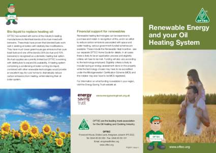OFTEC Home Guide Bio-liquid to replace heating oil  Financial support for renewables