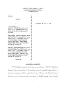 Microsoft Word - Amended Complaint  6-9-14_FINAL