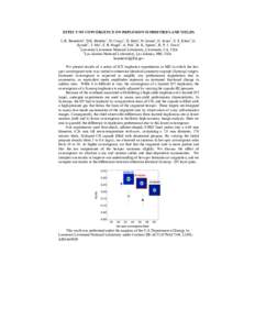 EFFECT OF CONVERGENCE ON IMPLOSION SYMMETRIES AND YIELDS L.R. Benedetti1, D.K. Bradley1, D. Casey1, D. Eder1, N. Izumi1, O. Jones1, S. F. Khan1, G. Kyrala2, T. Ma1, S. R. Nagel1, A. Pak1, B. K. Spears1, R. P. J. Town1 1 