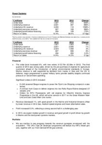 Gas turbines / Tognum / Rolls-Royce MT30 / Germany / Revenue / MAN SE / Rolls-Royce / Economy of Germany / Transport