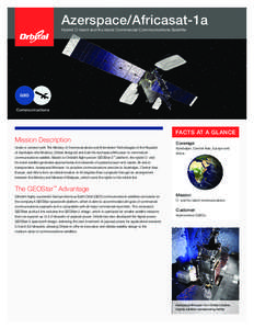 Azerspace / Satellites / MEASAT Satellite Systems / Orbital Sciences Corporation / Paksat-1 / Horizons-2 / Spaceflight / Spacecraft / Communications satellites