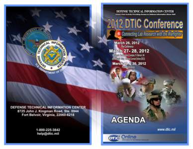 Defense Technical Information Center[removed]Conference Agenda