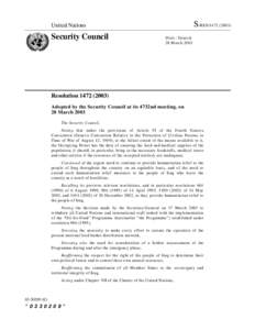 Oil-for-Food Programme / Iraq / United Nations Security Council Resolution / Asia / History of the United Nations / United Nations Security Council Resolution 986