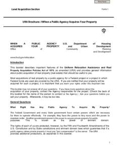 Print Form  Land Acquisition Section Form 1