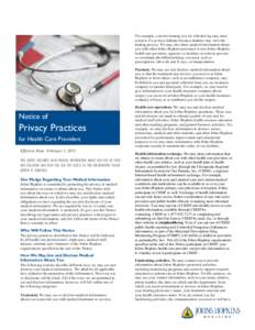 Johns Hopkins University / Health informatics / Privacy law / Data privacy / Health Insurance Portability and Accountability Act / Johns Hopkins / Medical record / Chesapeake Regional Information System for our Patients / Patient safety / Medicine / Health / Medical informatics