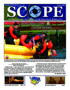 Volume 40 Number 8  August 2009 193rd flight crew makes splash,