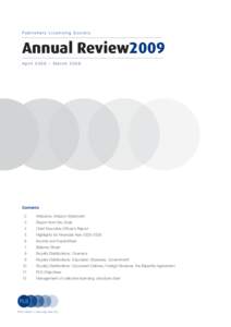 Publishers Licensing Society  Annual Review2009 April 2008 – MarchContents