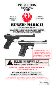Safety / Mechanical engineering / Handgun / Ruger MK II / Magazine / Accidental discharge / Trigger / Revolver / Blowback / Firearm safety / Firearm actions / Security