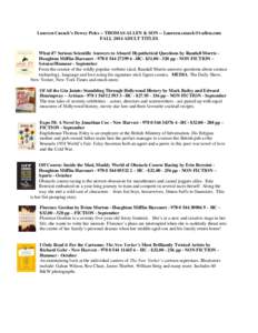 Literature / Fiction / Daniel Handler / Lemony Snicket / Harcourt