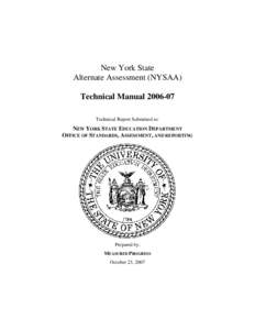 Disability / Special education / Standards-based education / No Child Left Behind Act / Individuals with Disabilities Education Act / Individualized Education Program / Inclusion / General Educational Development / New Jersey Assessment of Skills and Knowledge / Education / Education policy / Educational psychology