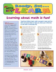 k  DS Learning about math is fun! Welcome to our