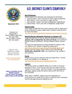 Albany County /  Wyoming / Wyoming / CM/ECF / Notice of electronic filing / Presentence investigation report / PACER / Judicial branch of the United States government / Online law databases / Government