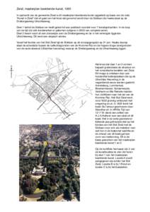 Zeist, masterplan beeldende kunst, 1991 In opdracht van de gemeente Zeist is dit masterplan beeldende kunst opgesteld op basis van de nota “Kunst in Zeist” dat uit gaat van het kruis dat gevormd wordt door de Slotlaa