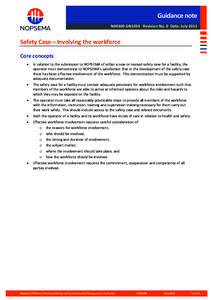 National Offshore Petroleum Safety and Environmental Management Authority / Safety culture / Safety Management Systems / Occupational safety and health / Risk management / Contractor screening / Safety / Prevention / Security