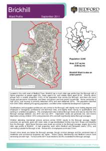 Brickhill Ward Profile September[removed]Population: 8,540