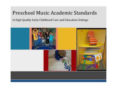 Microsoft Word - PREK Music in high quality settings