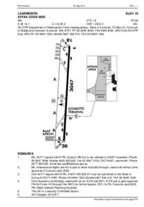 AIP Australia  29-May-2014 LEARMONTH AVFAX CODE 6805