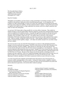 Microsoft Word - Pell Coalition Letter July[removed]updated.docx