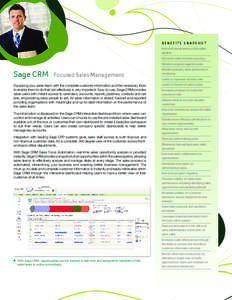 Sage Customer Success Profile