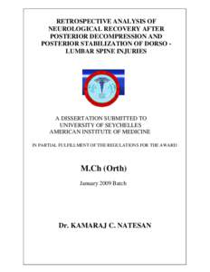 Microsoft Word - Dr. Kamaraj C. Natesan - Thesis, Jan 09 Batch