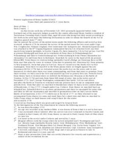 Southern Campaign American Revolution Pension Statements & Rosters Pension Application of Henry Gaddis S23652 Transcribed and annotated by C. Leon Harris State of Ohio } Stark County } on this twenty sixth day of Decembe