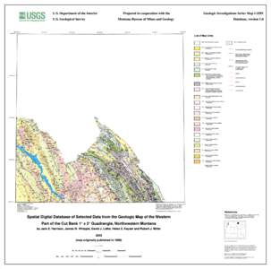 Index map showing map area  This map was printed on an electronic plotter directly from digital files. Dimensional calibration may vary between electronic plotters and between X and Y directions on the same plotter, and 