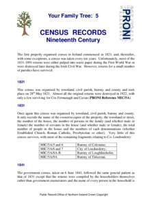 Irish genealogy / County Fermanagh / Northern Ireland Executive / Public Record Office of Northern Ireland / Coleraine / Barony / Geography of Ireland / Ireland / County Londonderry