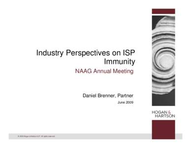 Microsoft PowerPoint - Brenner_Industry_Perspectives_on_ISP_Immunity_Communications_Decency_Act.ppt