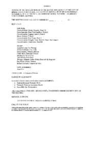AGENDA AGENDA OF THE REGULAR SESSION OF THE MAYOR AND COUNCIL OF THE CITY OF BISBEE, COUNTY OF COCHISE, AND STATE OF ARIZONA, TO BE HELD ON TUESDAY, OCTOBER 21,2014, AT 7:00PM IN THE BISBEE MUNICIPAL BUILDING, I 18 ARIZO