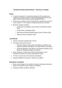 Microsoft Word - Summary of changes _3_.doc