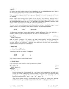 Appendix cpp symbols and make variables defined in the X configuration files are listed and described here. Much of this information can be found in those files and in mit/config/README. There are a number of places wher