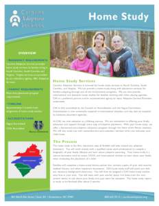 Carolina Adoption Services provides home study services to families living in North Carolina, South Carolina, and Virginia. Virginia services are provided by our subsidiary agency, ABC Adoption Services.