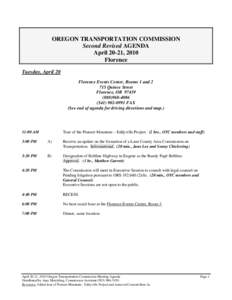 OREGON TRANSPORTATION COMMISSION