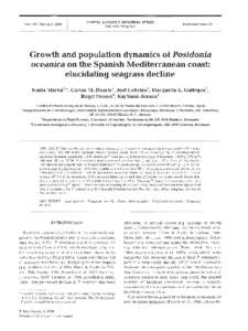 Vol. 137: , 1996  MARINE ECOLOGY PROGRESS SERIES Mar Ecol Prog Ser  Published June 27
