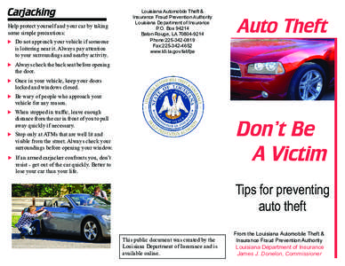 Vehicle insurance / Insurance fraud / Chop shop / Immobiliser / Identity theft / Carjacking / Key / Grand Theft Auto IV / Theft / Crimes / Car theft / Motor vehicle theft