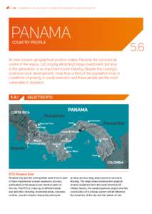 5 / RRI / SUBNATIONAL-LEVEL ANALYSIS OF THE CONDITIONS AND CAPACITIES FOR RISK REDUCTION  PanamA country profile  5.6