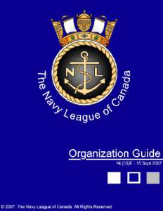 The Navy League of Canada  1 NL(35)E – 15 Sept 2007