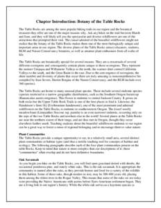 Geography of the United States / Biogeography / Geology of Oregon / Upper and Lower Table Rock / Chaparral / Vernal pool / Limnanthes floccosa / Oak savanna / Physical geography / California chaparral and woodlands / Nearctic