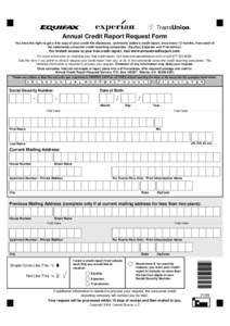 Annualcreditreport.com / Credit bureau / Experian / Fair and Accurate Credit Transactions Act / Equifax / TransUnion / Credit score / Credit history / Innovis / Financial economics / Credit / Personal finance