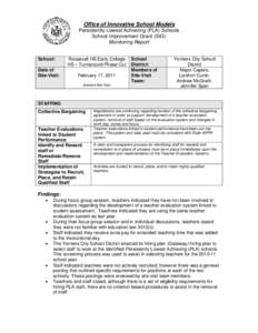 Turnaround model / Pennsylvania / Education in the United States / Susquehanna Valley / John F. Kennedy High School / Allentown School District / Geography of Pennsylvania / School Improvement Grant / United States Department of Education