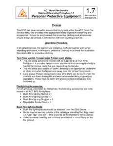 Firefighter / Public safety / Security / Personal protective equipment / Bunker gear / Personal Protective Equipment at Work Regulations / Firefighting / New South Wales Rural Fire Service / Wildland fire suppression