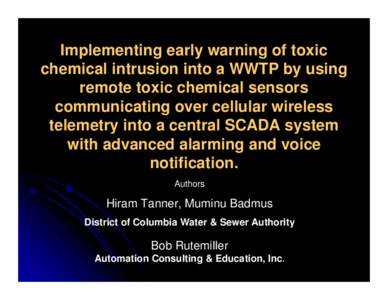 Wireless Cellular SCADA System