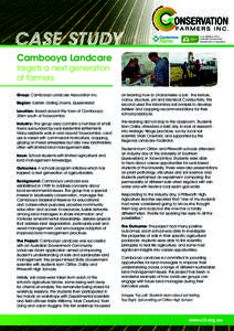 States and territories of Australia / Toowoomba / Agriculture in Australia / Conservation in Australia / Landcare / Cambooya /  Queensland / Pittsworth /  Queensland / Soil science / Soil / Geography of Queensland / Geography of Australia / Darling Downs