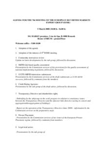 European Union / Financial regulation / Markets in Financial Instruments Directive / Law / Undertakings for Collective Investment in Transferable Securities Directives / Economics / European Union directives / Financial markets / European Union law