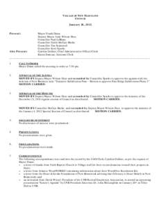 Microsoft Word - January 18, 2012 Council minutes.docx