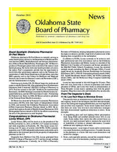 News  October 2011 Oklahoma State Board of Pharmacy