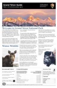 Grand Teton Guide  The official newspaper of Grand Teton National Park & John D. Rockefeller, Jr. Memorial Parkway