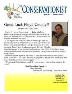 Conservationist  The Spring 2014